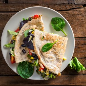 Savoury Buckwheat Pancake or Quesadilla