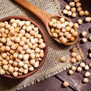 Chickpeas in a bowl