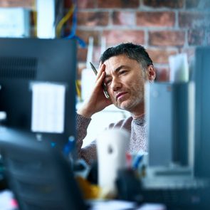 Man working in modern office